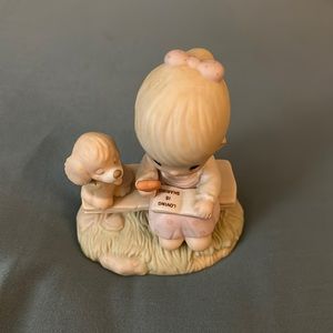 Jonathan & David c1995 "Loving is Sharing" Porcelain Figurine Enesco